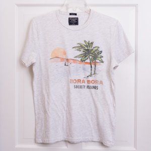 A&F Bora Bora Vacation Graphic Tee w/ Breast Pocket